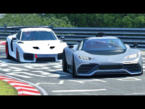 Mercedes-AMG Project One vs 2019 Porsche 935 at Nordschleife