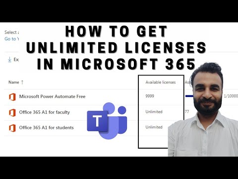 How to get unlimited licenses in Microsoft 365 A1 | How to get unlimited licenses in Microsoft teams