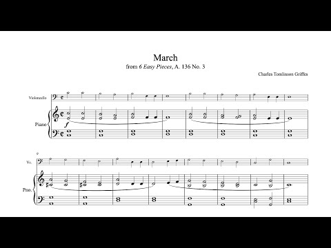 March, A. 136 No. 3 by Charles Tomlinson Griffes (piano accompaniment)