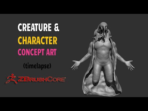 Creature & Character Concept Art! Ep.1 (Speed Sculpt/Timelapse) - ZBrushCore 2021