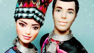 Calla &amp; Eli sporting Hmoob lees (green Hmong)