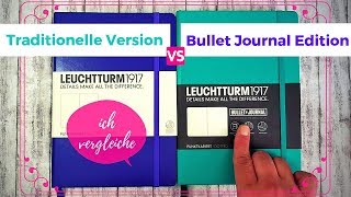Leuchtturm 1917 Bullet Journal Edition vs. Reguläres Notizbuch | Vergleich (2018