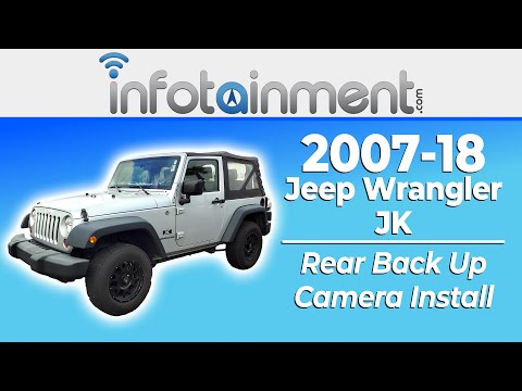 2007-2018 Jeep Wrangler JK Rear Back Up Camera Install - Easy Plug & Play!