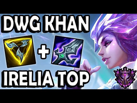 Irelia vs Aatrox TOP [ DWG Khan ] Patch 11.1 Korea Master ✅