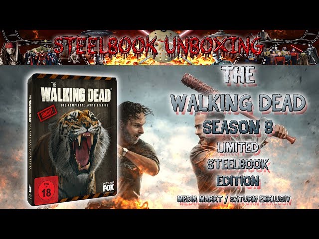 Vídeo relacionado con Walking Dead Season 8 Blu-Ray Digital Limited Edition Steel book
