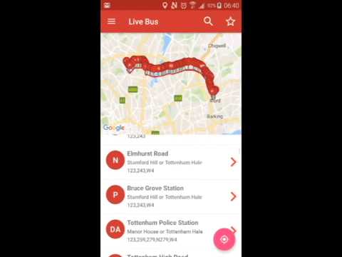 London Live Bus Video