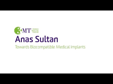 2015 Deakin University - Three Minute Thesis (3MT) - Anas Sultan