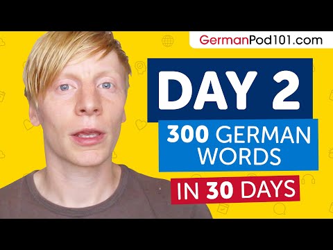 Day 1 10 300 Learn 300 German Words in 30 Days Challenge