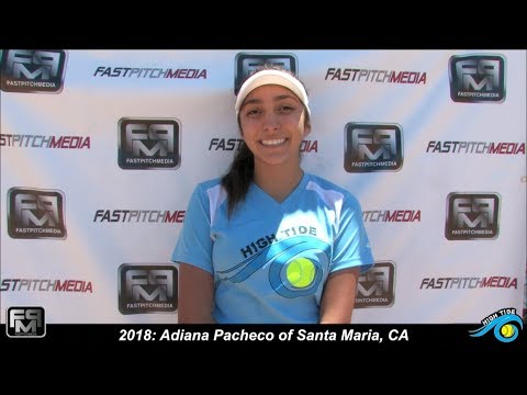 2018 Adiana Pacheco Outfield and Shortstop Softball Skills Video - High Tide