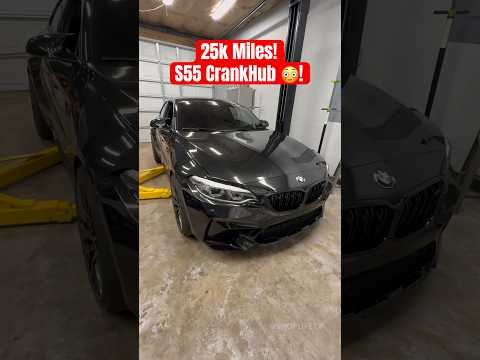 Is the S55 crankhub issue real? Let’s look at this M2C with only 25,000 miles! #shorts
