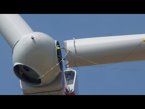 2019 Aufbau und Inbetriebnahme von Windpark 2 bei  Schwegenheim .