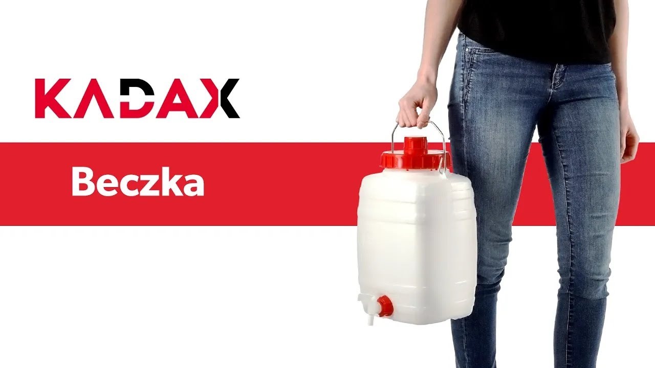 BECZKA Z KRANIKIEM KANISTER BANIAK NA WODĘ 5L