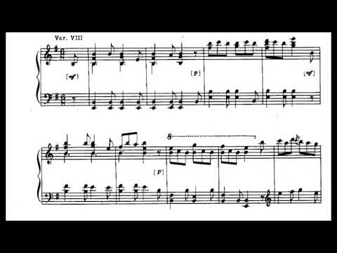 Alexei Stanchinsky - Variations (Audio + Sheet Music)