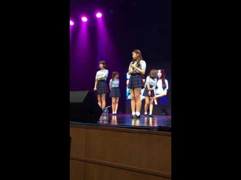 160904 Gfriend Manila showcase Eunha vs Umji.