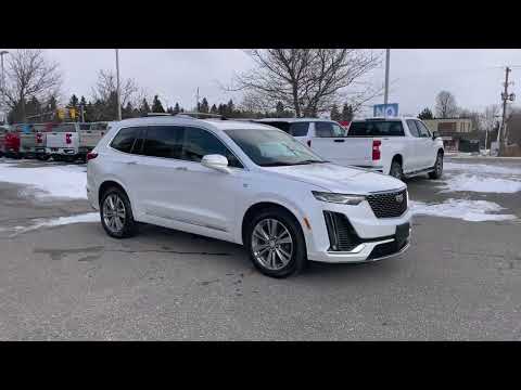 2024 Cadillac XT6 AWD 4dr Premium Luxury in White for sale at Royal Chevrolet in Orangeville, ON