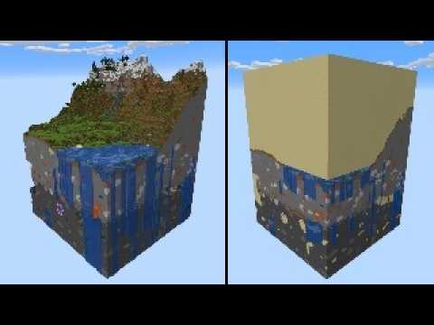 Minecraft, But The Whole World Is Under Sand