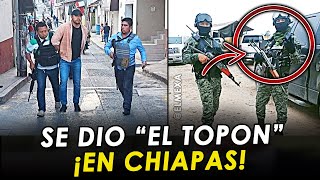 ¡Se dio el Topón! Comando armado irrumpe en ayuntamiento y roba 2 millones de pesos, en Chiapas.