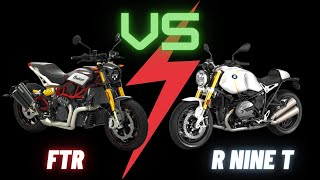 Indian FTR Vs BMW R NineT - Which Premium Roadster takes the Crown?