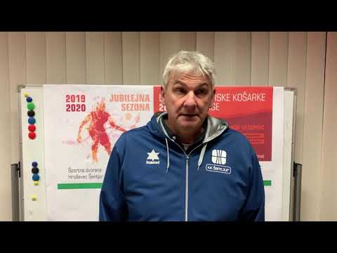 Aleš Pipan pred domačo tekmo s KK Terme Olimia Podčetrtek, sobota, 18. 1. ob 19.00