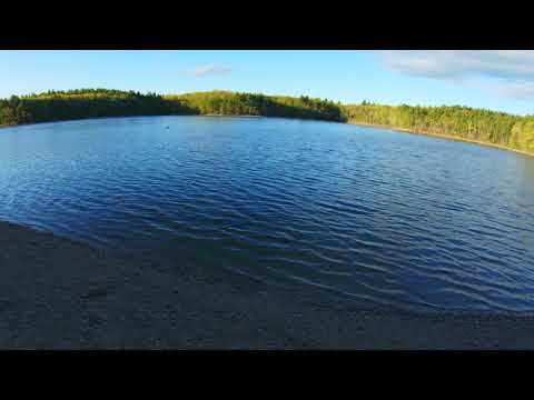[4K] Spring Sunrise Walk around Walden Pond in Concord Massachusetts