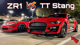 Epic Battle With 1XXX HP Twin Turbo Mustang & Big Turbo MK5 | TX2K Pt.2