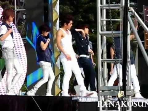 [fancam] 120504 Be Mine - Infinite SBS희망 TV practice (2)
