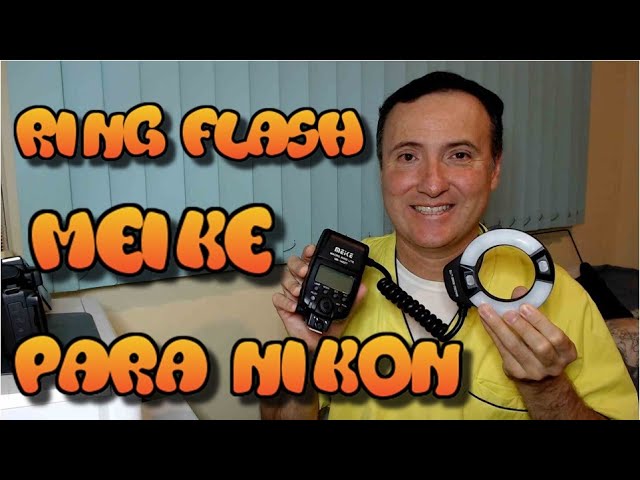 Vídeo relacionado con Meike MK-14EXT-N I-TTL Macro Ring Lite Flash con LED AF Assist Lámpara para Nikon Cámaras D5100 D3200 D3300 D5200 D90 D850 D3500
