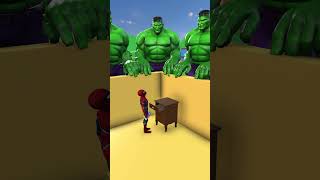 Download lagu Ooh no Hulk saw me #spiderman #3danimation #hulk #funny mp3