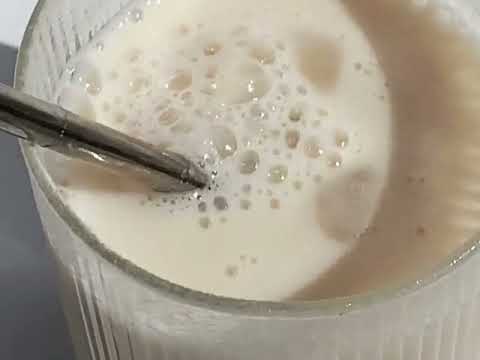 Cara penyediaan susu almond vanilla Dalucia