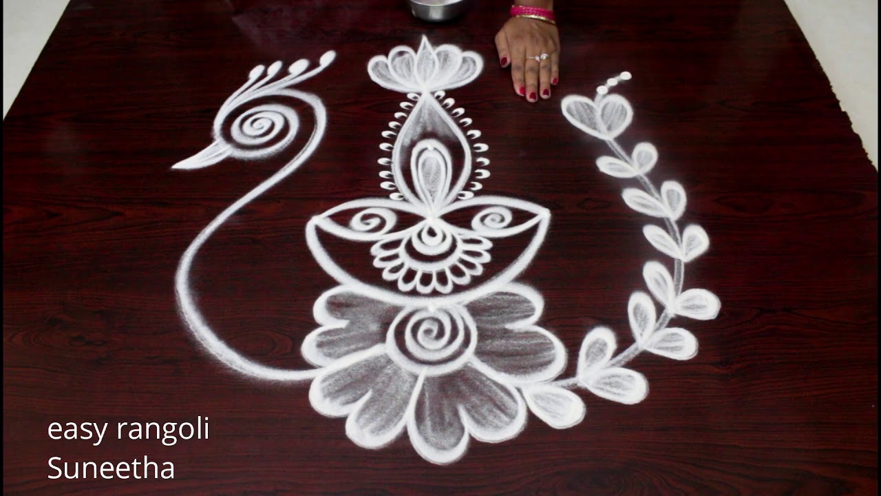 Karthiga masam special rangoli kolam by suneetha