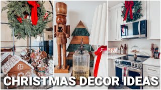 CHRISTMAS CLEAN & DECORATE WITH ME 2025 | RALPH LAUREN CHRISTMAS KITCHEN DECOR | HOLIDAY DECORATING