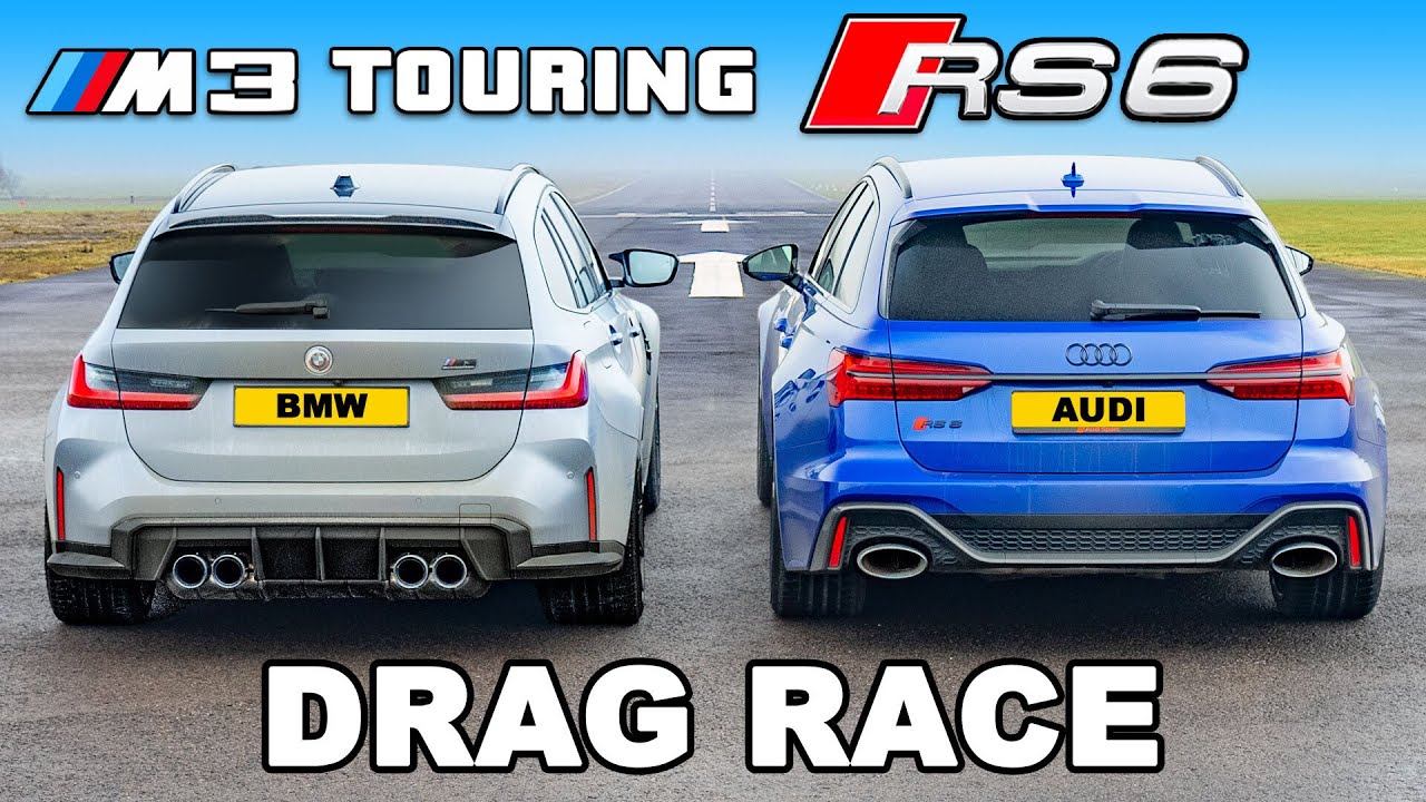 BMW M3 Touring v Audi RS6: DRAG RACE facade placeholder