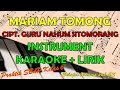 Lagu Mariam Tomong Intrumental - Karaoke + Lirik - Praktik SBdP Kelas 6 SD