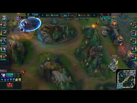 Best Macro play ever?  TSM vs Team Liquid Game 1 NA LCS W2D2 Spring 2017