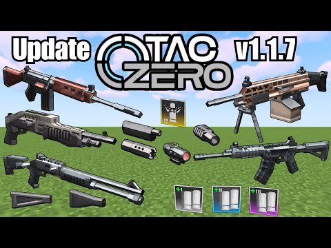 Minecraft TaCZ New Update | v1.1.7 Showcase (All New Guns)