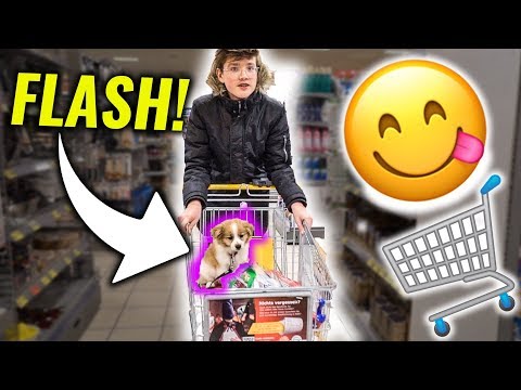 FLASH geht das erste mal EINKAUFEN!