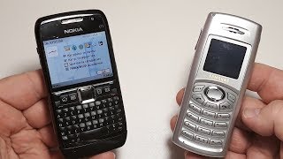 Nokia E71 and Samsung C100. Телефоны из моей коллекции. Посылка не от подписчика
