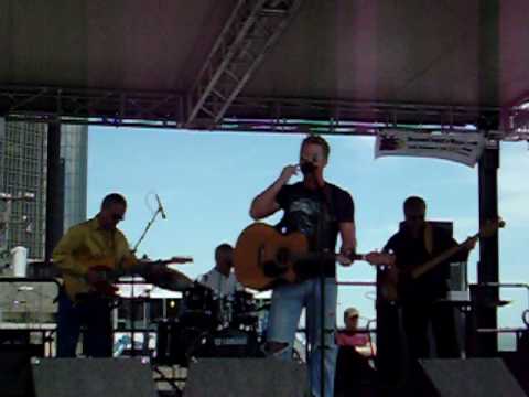 Josey Greenwell at the 99.5 downtown hoedown