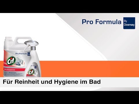 Artikelvideo 1 für Cif PROFESSIONAL Badreiniger 0,75 l, Artikelnummer 175063