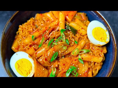 TTEOKBOKKI (SPICY RICE CAKES) RECIPE!