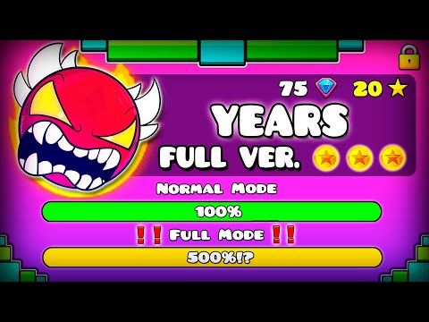 "YEARS FULL VERSION" !!! - GEOMETRY DASH 2.11 !!