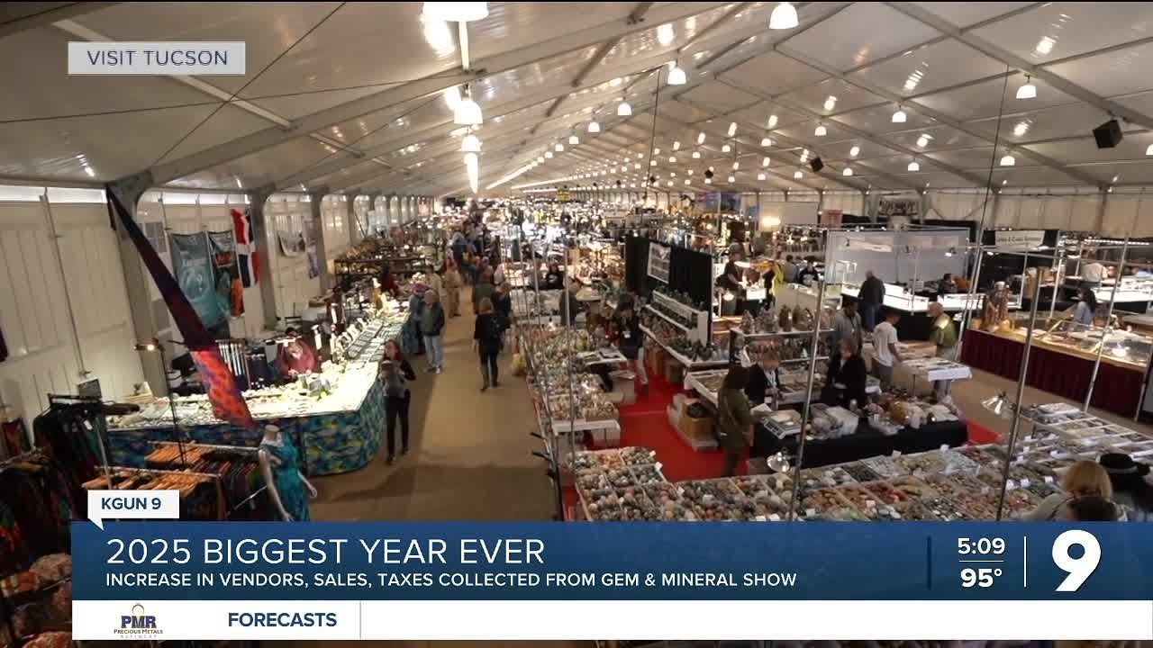 Rock solid: 2025 Tucson Gem, Mineral & Fossil Showcase drew large crowds, collected more in taxes