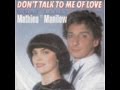 Mireille Mathieu et Barry Manilow Don't talk to me of love (1986)