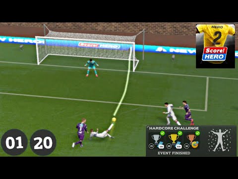 Score! Hero 2 | HARDCORE CHALLENGE • Level 1-20 Complete Walkthrough 3 Stars