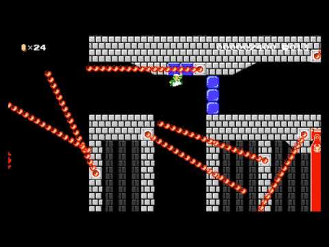 Fire Bar Speedrun Super Mario Maker 2