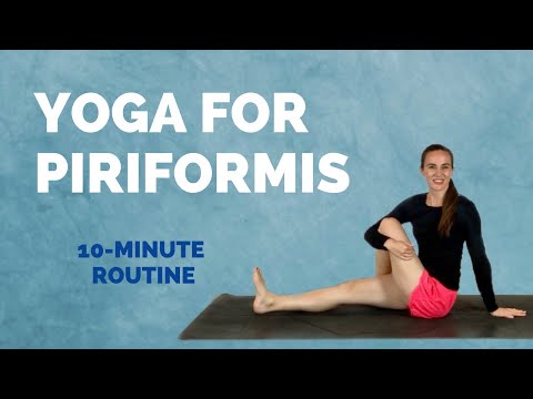 Yoga for PIRIFORMIS - 10 min Piriformis Syndrome & Sciatica Relief