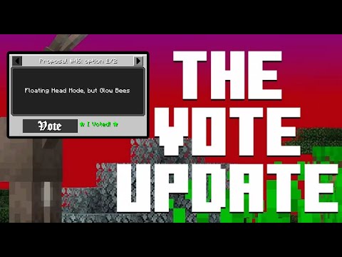 The VOTE Update in Minecraft 23w13a_or_b snapshot!