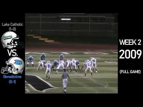 Lake Catholic Cougars (1-0) vs. Benedictine Bengals (0-1) - 2009 Ohio H.S. Football (FULL GAME)