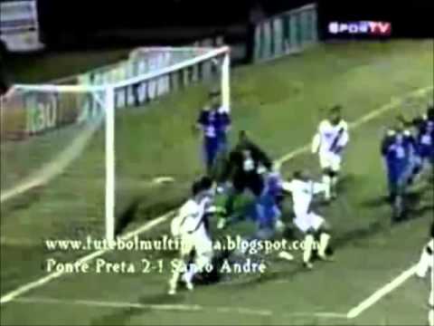 Ponte Preta 2x1 Santo André - Camp. Brasileiro Série B 2008