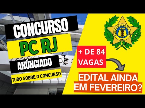 Concurso PC RJ Delegado: Cesgranrio Definida, 85 Vagas e Etapas Reveladas | Edital Iminente